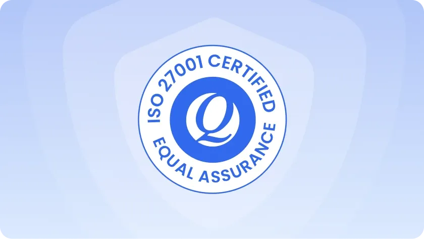 ISO 27001 certification logo for Notifyre secure messaging