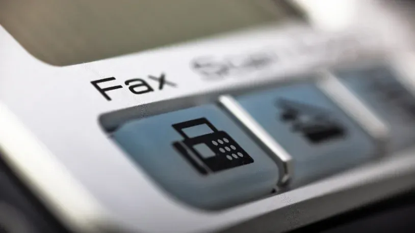 Traditional fax machine