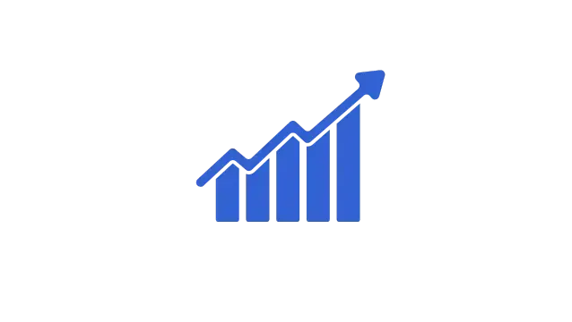 Icon representing scaling up