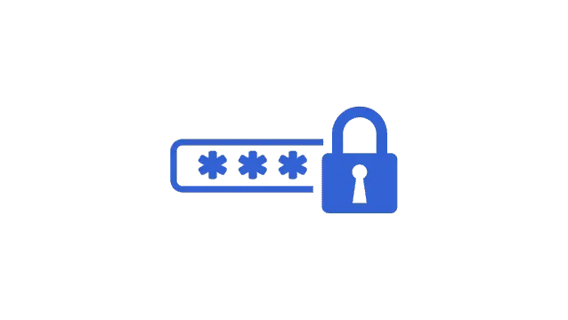 Icon of a lock representing security